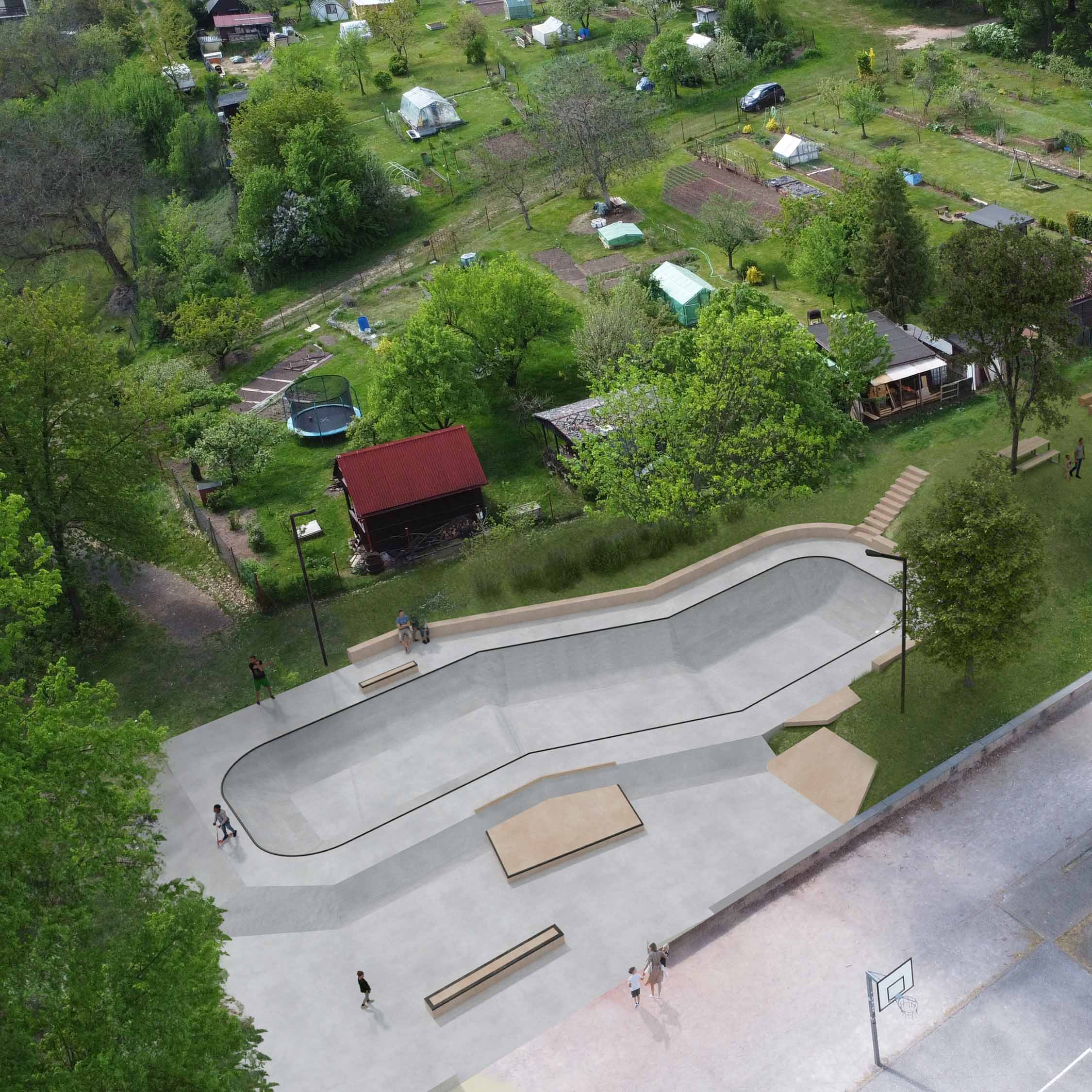 Skatepark Sokolák v Červeném Kostelci